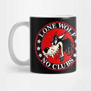 Lone Wolf No Club Mug